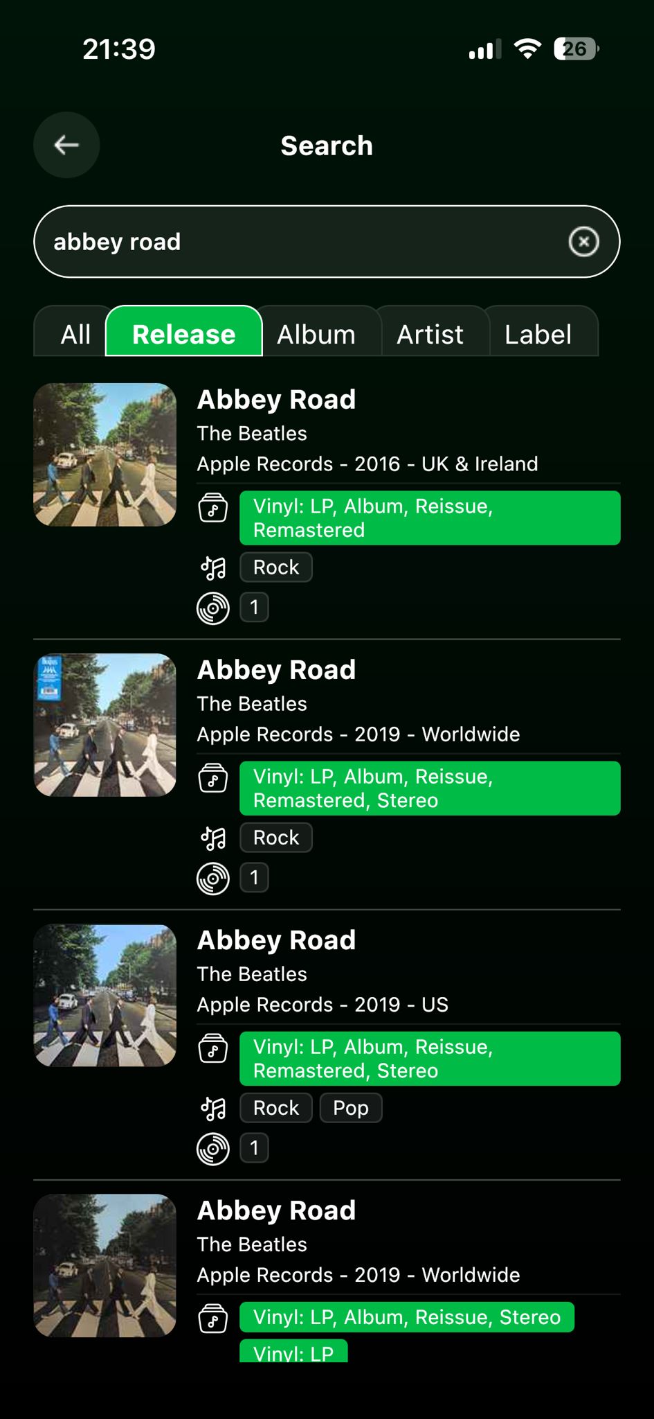DiscDog app screen preview 1
