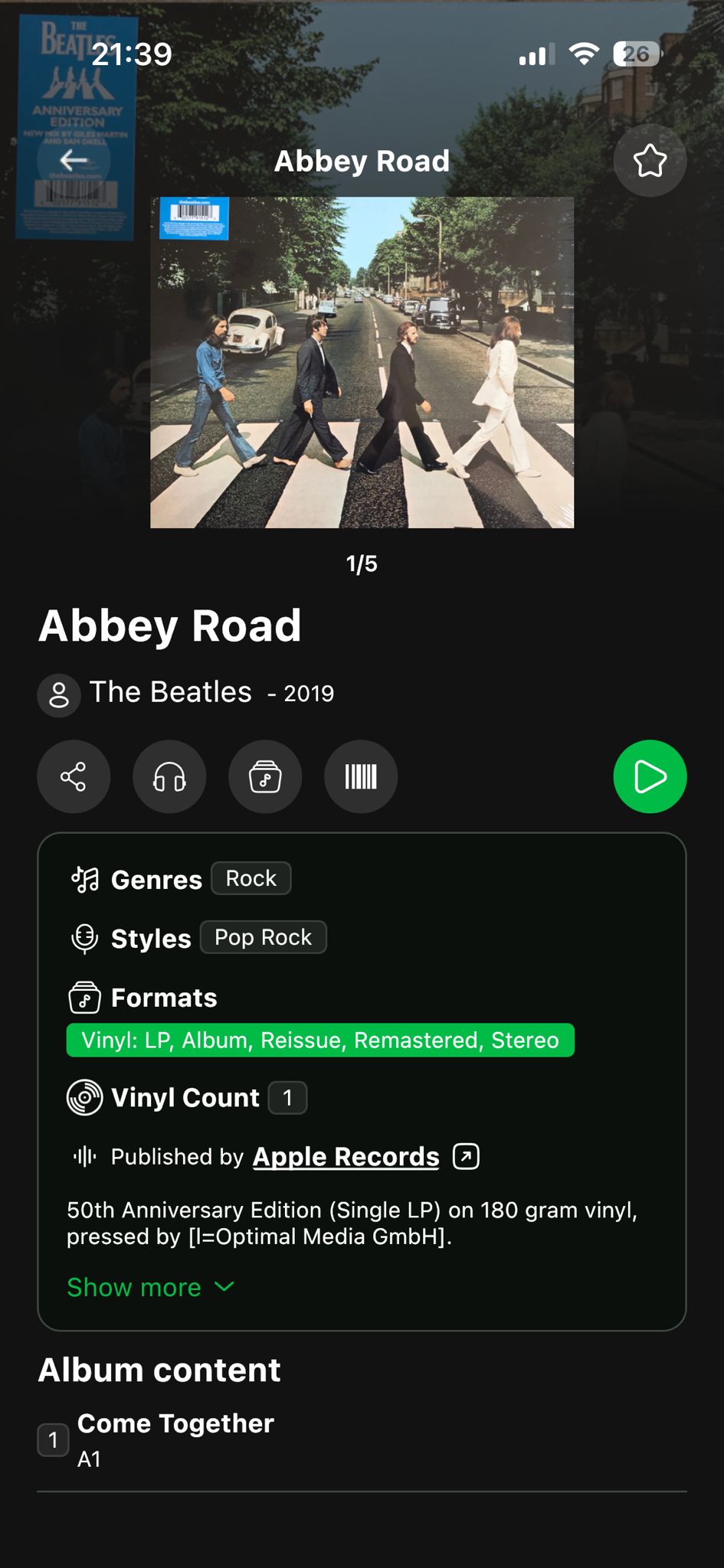 DiscDog app screen preview 2